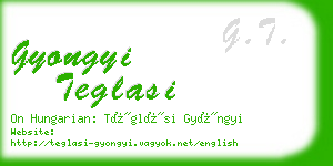 gyongyi teglasi business card